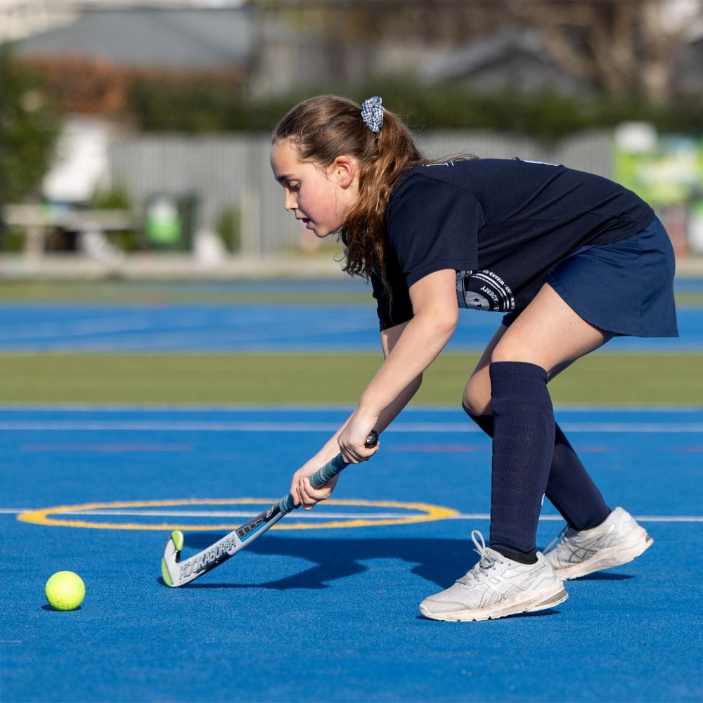 Preparatory girls hockey game.