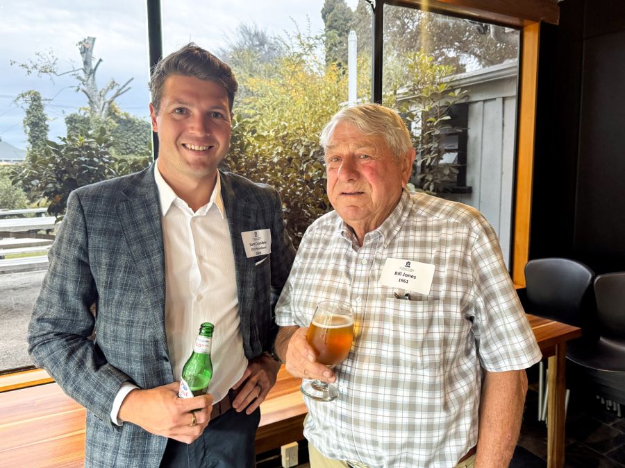 OCA President Sam Crosbie (OC 2009) and Bill Jones (OC 1961)