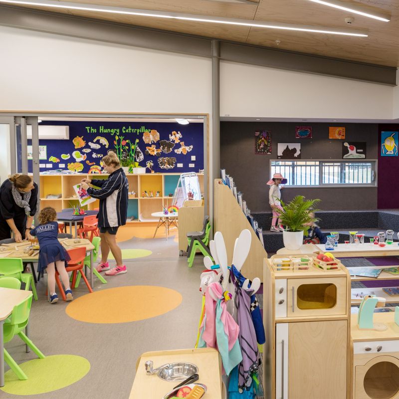 Interior of the pre-school.