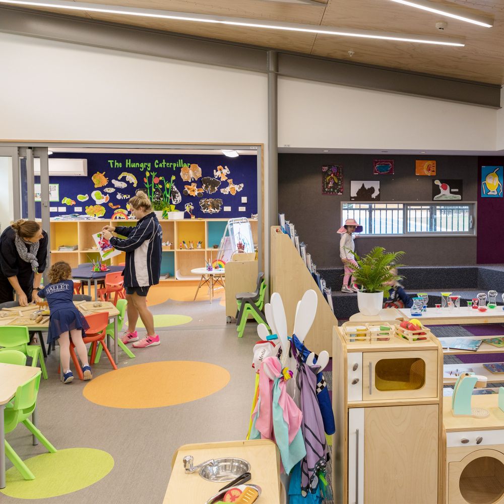 Interior of the pre-school.