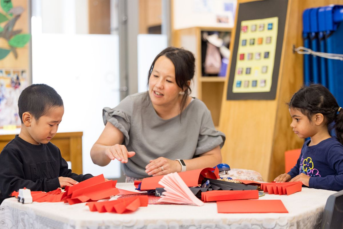 Pre-school Lunar New Year celebrations.