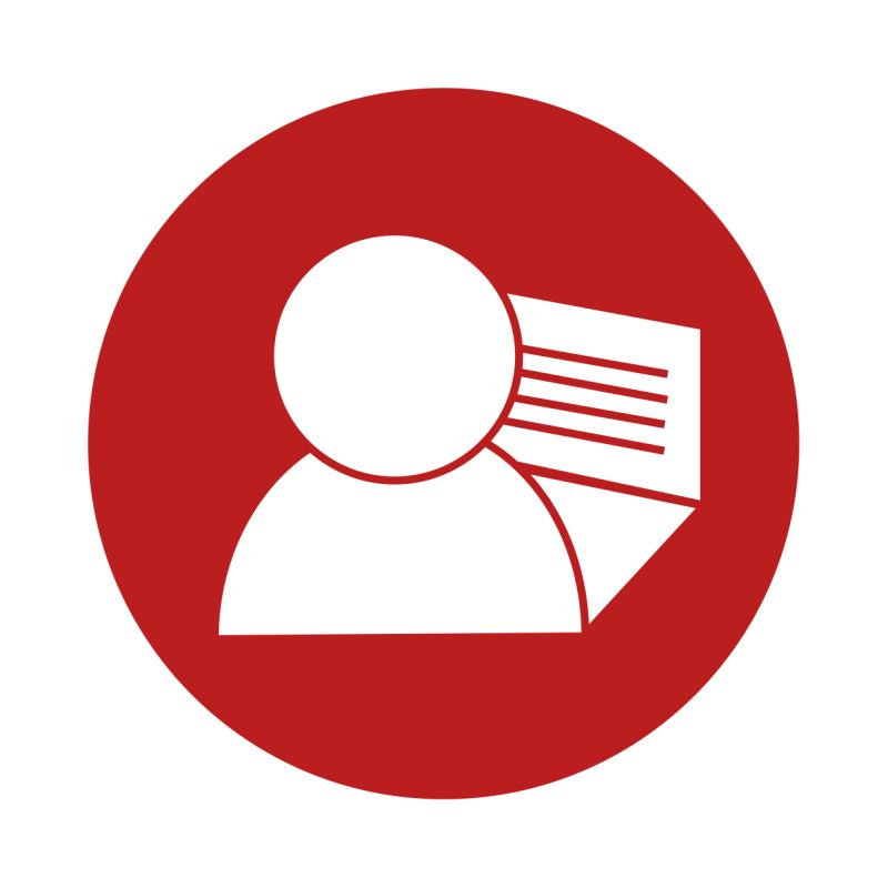 Key competency of communicator icon