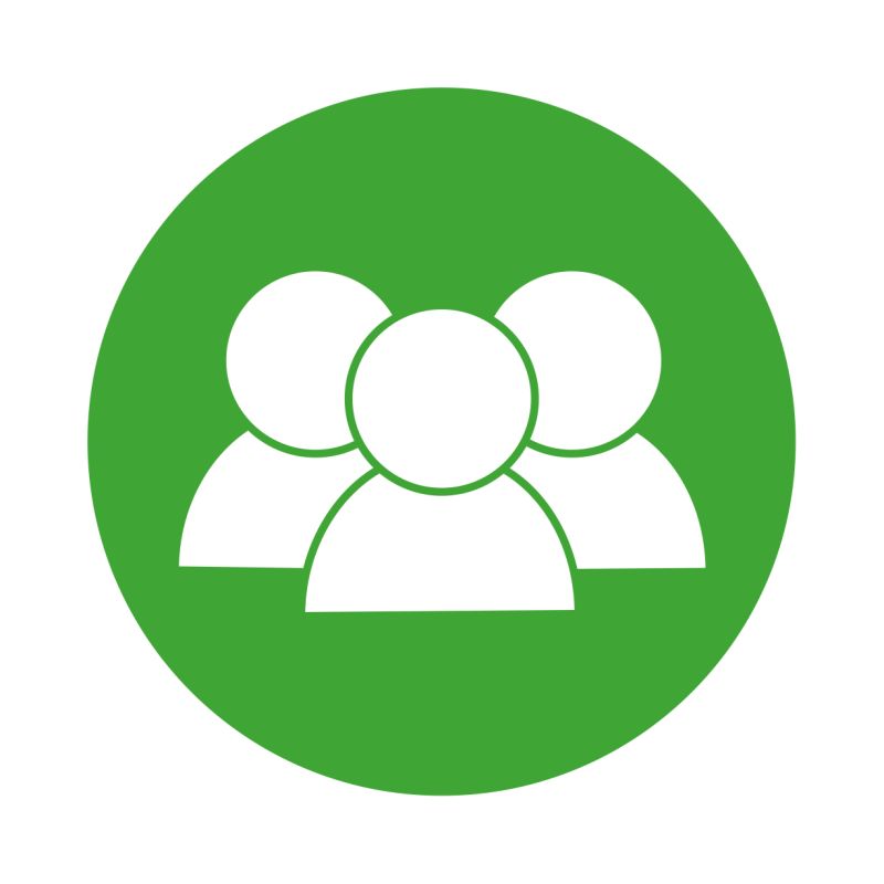 Key competency of team player icon.