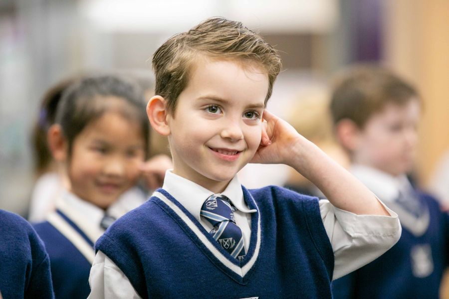 Student participating in Matariki celebrations in the Preparatory School
