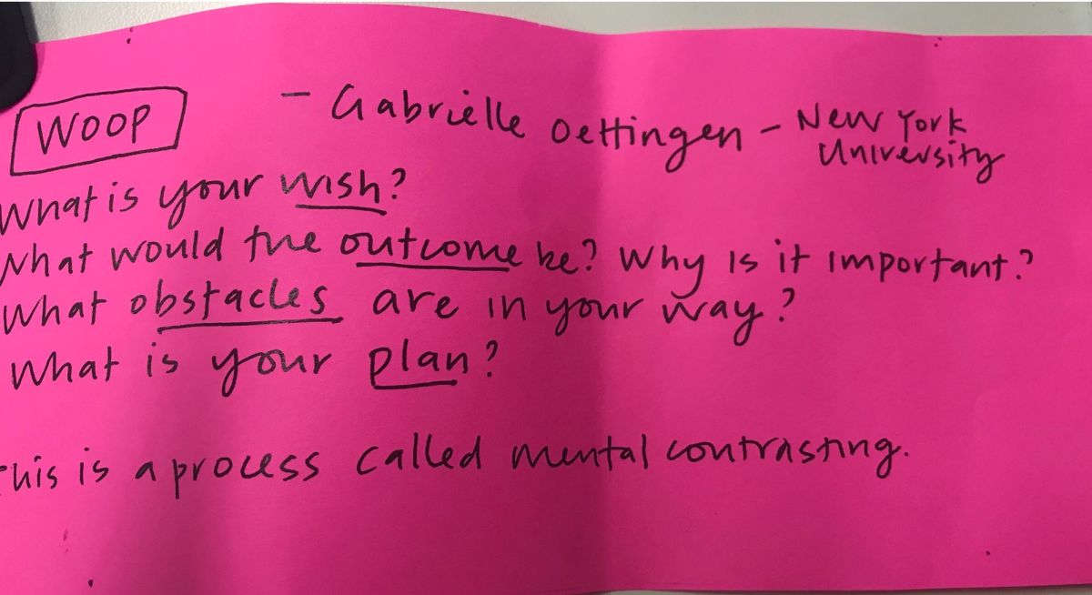 example of a woop goal