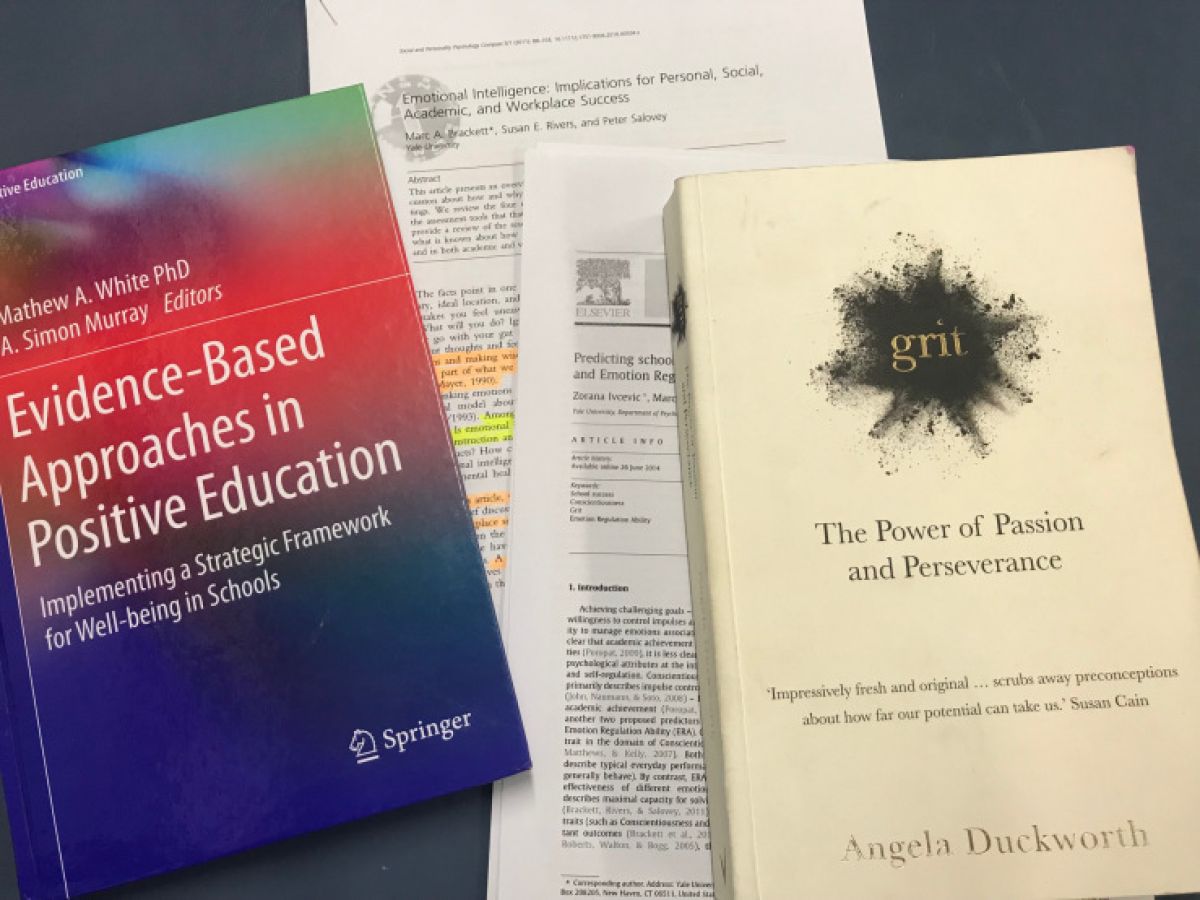 Evidence based approaches in positive education