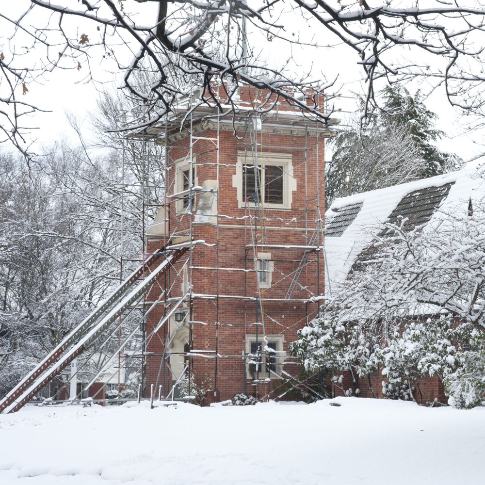 The Memorial Chapel after the February 2011 Christchurch Earthquake.
