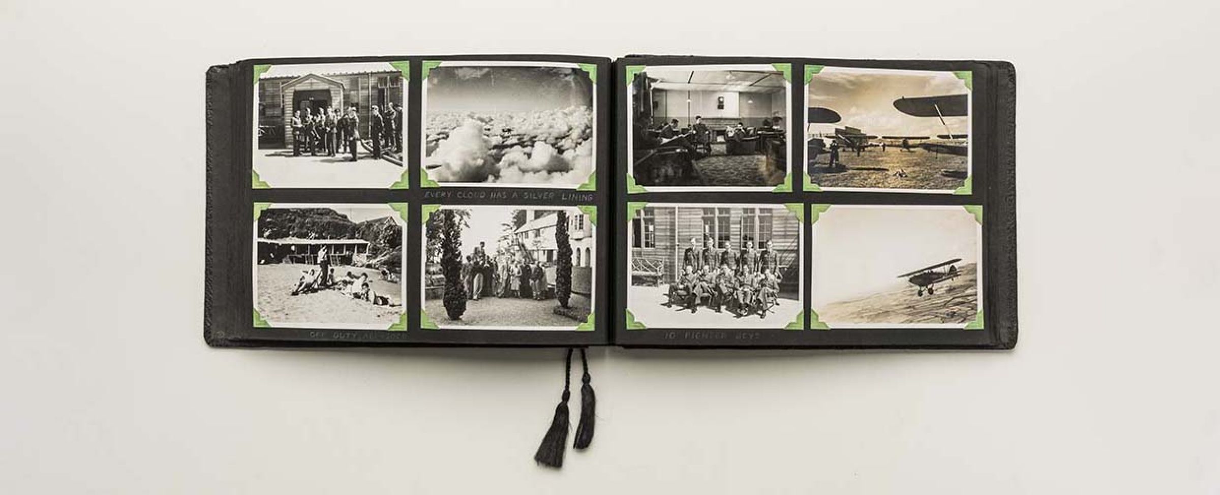 Old photo album of photos in the 1900s at St Andrew's College