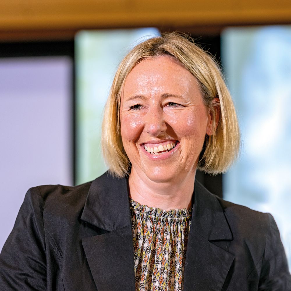 Felicity Odlin Board Chair in Centennial Chapel